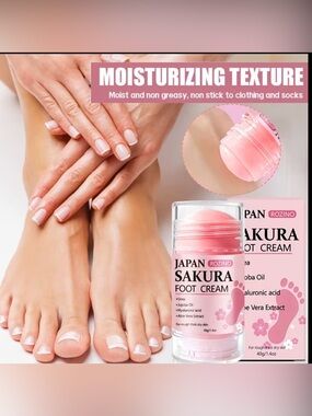 Sakura Pink Foot Cream — Nourishing Moisture Balm